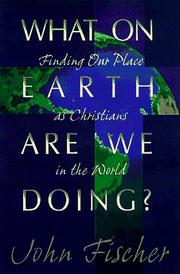 Cover of: What on earth are we doing?: finding our place as Christians in the world