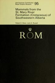 Cover of: Mammals from the St. Mary River Formation (Cretaceous) of southwestern Alberta