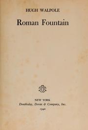 Cover of: Roman fountain.