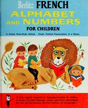 Cover of: Berlitz French alphabet and numbers for children.