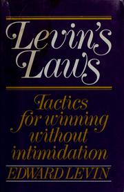 Cover of: Levin's Laws by Edward Levin