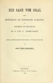 Cover of: Die sage von Gral