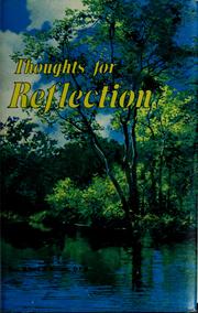 Cover of: Thoughts for reflection by Albert J. Nimeth