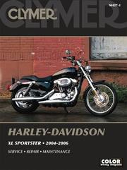 Cover of: Harley Davidson XL Sportster 2004-2006 (Clymer Motorcycle Repair)