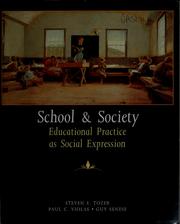 Cover of: School and society by Steven Tozer