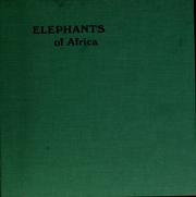 Cover of: Elephants of Africa. by Gladys (Plemon) Conklin