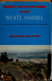 Cover of: Red poppies and white marble by Flavin, Martin