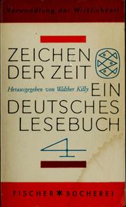 Cover of: Zeichen der Zeit by Walther Killy