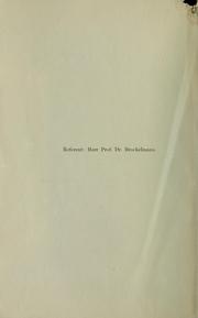 Cover of: Zwei Briefe nebst einer Beilage: Das Schisma des Paulus von Beth-Ukkame [nach John of Ephesus, Teil 111] by Theodore bar Wahboun.