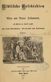 Cover of: Biblische geschichten by G. W. Drees