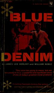 Cover of: Blue denim by James Leo Herlihy