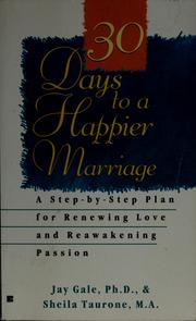 Cover of: 30 days to a happier marriage