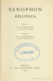 Cover of: Hellenica by Xenophon, Xenophon