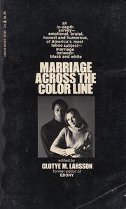 Cover of: Marriage across the color line by 
