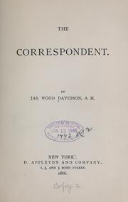 Cover of: The correspondent.