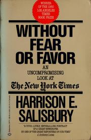 Cover of: Without fear or favor: the New York times and its times