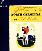Cover of: Golf in North Carolina