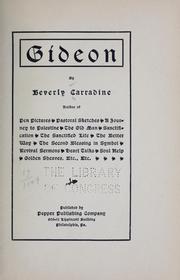 Cover of: Gideon