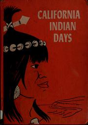 Cover of: California Indian days.