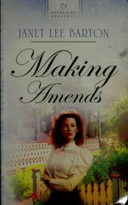 Cover of: Making amends by Janet Lee Barton