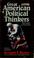Cover of: Great American political thinkers