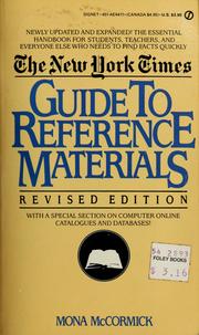 Cover of: The New York Times guide to reference materials