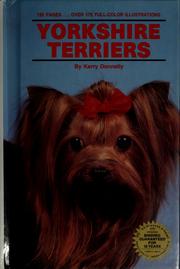 Cover of: Yorkshire terriers