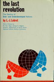 Cover of: The last revolution by Louis Joseph Lebret
