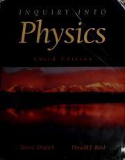 Cover of: Inquiry into physics by Vern J. Ostdiek