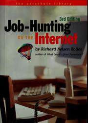 Cover of: Job-hunting on the Internet by Richard Nelson Bolles