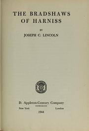 Cover of: The Bradshaws of Harniss