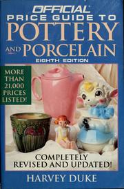 Cover of: The official price guide to pottery and porcelain