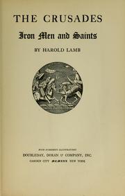 Cover of: The crusades: iron men and saints