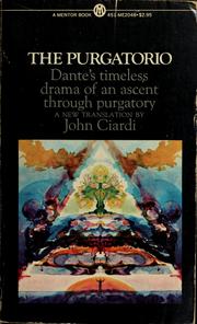 Cover of: The Purgatorio by Dante Alighieri