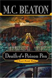 Cover of: Death of a poison pen by M. C. Beaton