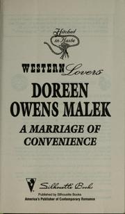 A marriage of convenience by Doreen Owens Malek