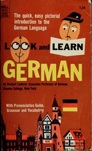 Cover of: Look and learn German
