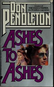 Cover of: Ashes to ashes