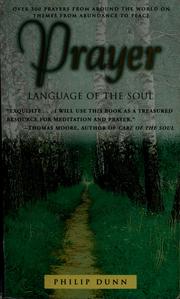 Cover of: Prayer: language of the soul
