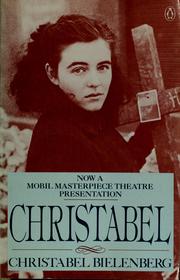 Cover of: Christabel by L. Bielenberg, Christabel Bielenberg