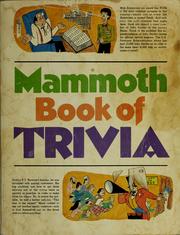 Cover of: Mammoth book of trivia