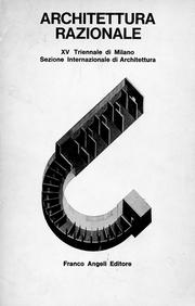 Cover of: Architettura razionale.