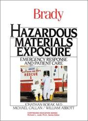 Cover of: Hazardous Materials Exposure by Jonathan Borak, Michael Callan, William Abbott, Jonathan Borak, Michael Callan, William Abbott