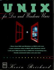 Cover of: UNIX fundamentals by Kevin Reichard