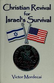 Cover of: Christian revival for Israel's survival