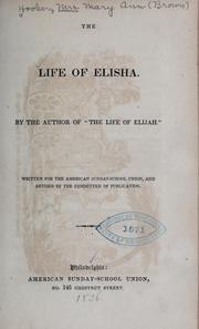 Cover of: The life of Elisha