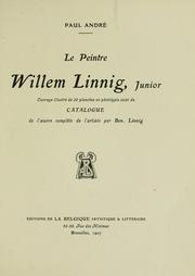 Cover of: Le peintre Willem Linnig, junior