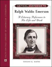 Cover of: Critical companion to Ralph Waldo Emerson: a literary reference to his life and work