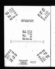 Cover of: List of voters for the township of Walsingham, for the year 1885: notice, to persons to whom voters' lists are sent under section 6, chap. 9, of the Consolidated Statutes of Ontario ..