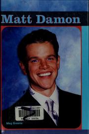 Cover of: Matt Damon by Meg Greene